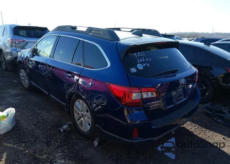 2017 Subaru Outback 2.5I Premium z USA, uszkodzony, nr VIN 4S4BSAHC3H3372395